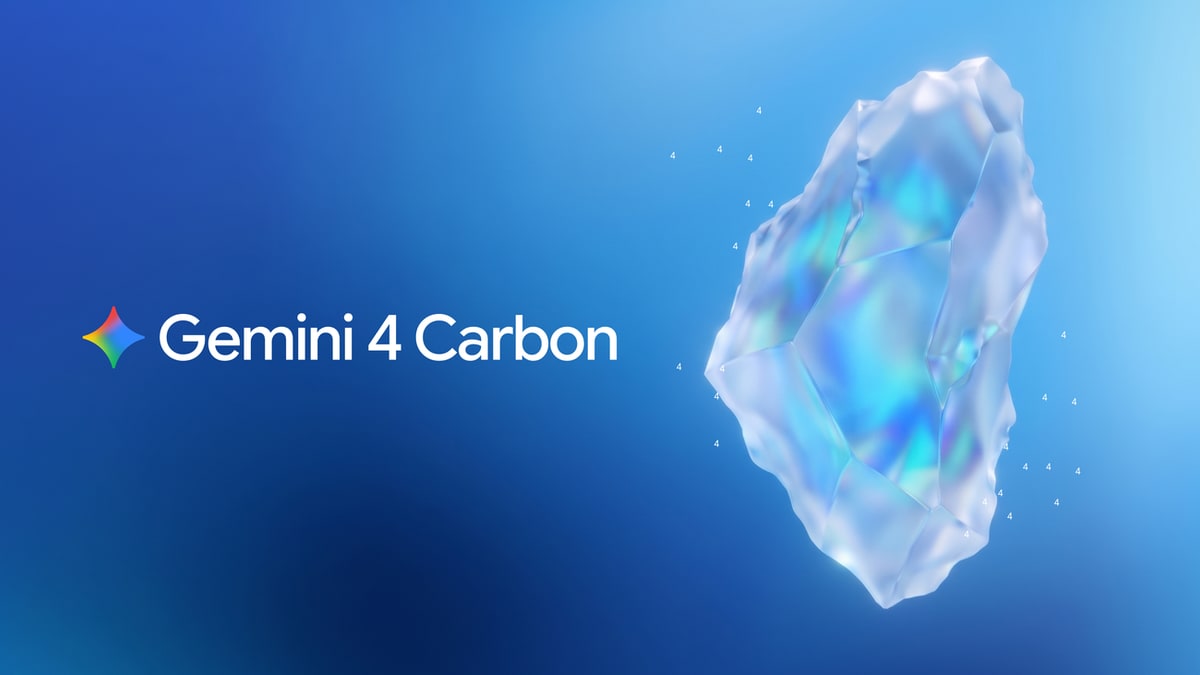 Gemini 4 Carbon announcement artwork from Google