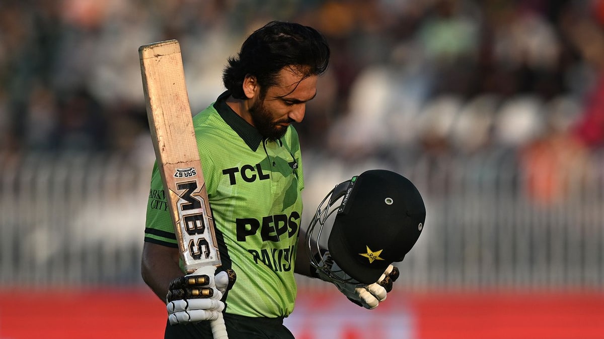 Pakistan and England cricketers ahead of the tri-series ODI in Rawalpindi